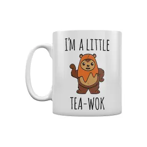 Grindstore Im A Little Tea-Wok White Mug White (One Size)