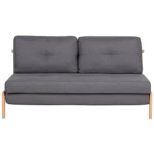 Beliani Retro Sofa Bed EDLAND Dark Grey