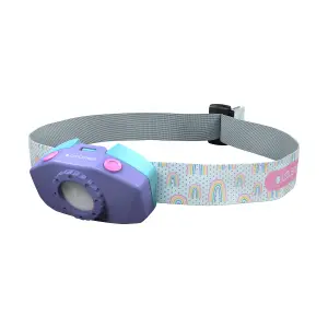 Ledlenser KidLED2 AAA Battery 40 Lumen Safe Robust RGB Light LED Head Torch for Camping and Night Time Fun