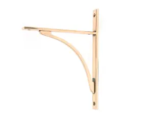 Polished Bronze Apperley Shelf Bracket (260mm x 200mm)