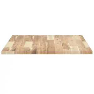 Berkfield Desk Top Untreated 100x60x2 cm Solid Wood Acacia