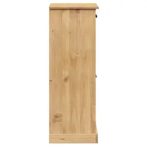 Shoe Cabinet VIGO 60x35x96 cm Solid Wood Pine