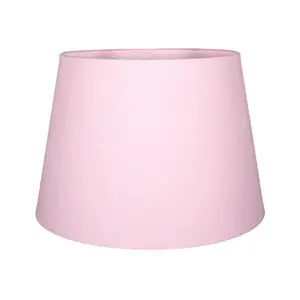 Traditional Linen Fabric Drum Shade for Pendant & Lampshade Pink / 19cm H x 30cm W x 30cm D