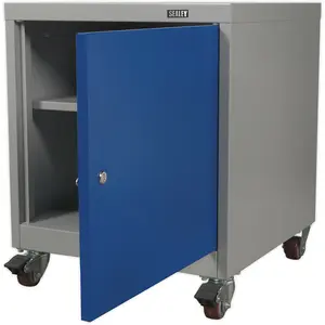 Premium Industrial Mobile Locker Cabinet with Wheels and Lock