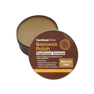 Furniture Clinic Beeswax Polish Natural Oak, 200ml