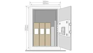 Yale Maximum Security Fingerprint Safe Extra Large - YSFM/520/EG1