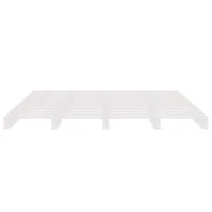 Berkfield Pallet Bed White 120x190 cm Small Double Wood Pine