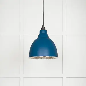 Hammered Nickel Brindley Pendant in Upstream