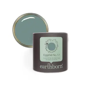 Earthborn Eggshell No.17 Splashing, eco friendly water based wood work and trim paint, 750ml