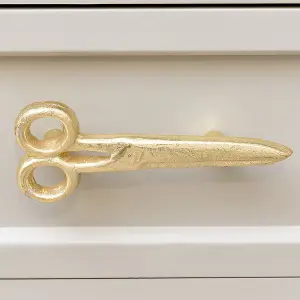 Melody Maison Gold Scissors Drawer Knob