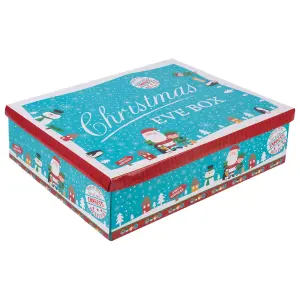 Blue Festive Character Christmas Eve Box - Medium