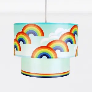 First Choice Lighting Rainbow Design Ceiling Light Shade