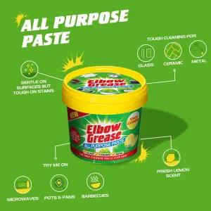 Elbow Grease Cleaning Paste All Purpose Degreaser Cleaner Lemon 350g