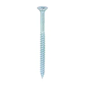 TIMCO Twin-Threaded Countersunk Silver Woodscrews - 12 x 3 (200pcs)