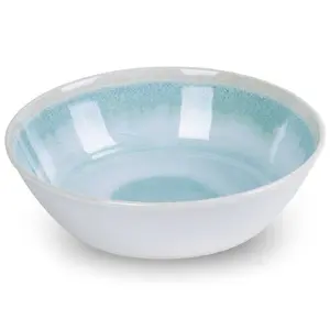 Sumpter Melamine Salad Bowl Aqua