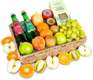 Delicious Fruit Hamper - Luxury Fruit Gift- Non Alcoholic Hamper - Fruit Gifts - Fruit And Cheese Hamper- Hampers - Family Hamper Christmas