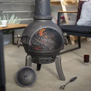 La Hacienda Cuba Cast iron & steel Chiminea