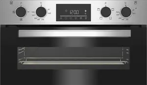 Beko Bbtqf22300x Built-In Double Oven - Stainless Steel Effect