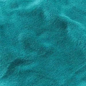 Dunelm Soft Fleece 130cm X 170cm Throw Blanket, Mid Century, Green, Soft Fleece Teal