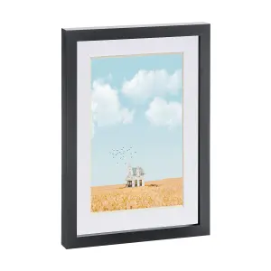 Photo Frame with A5 Mount - A4 (8" x 12") - Black/White