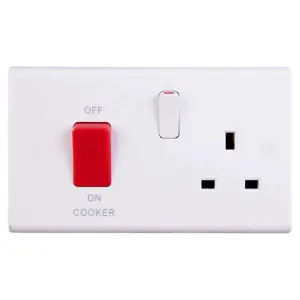 Deta S1302 Slimline Cooker Control Unit with Socket 45 Amp