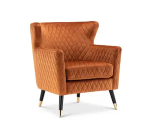 Velvet Orange Alessia Accent Chair