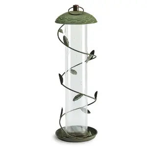 Peckish Secret Garden Large Spiral Nyjer Seed Bird Feeder