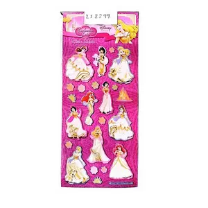 Disney Princess Glitter Stickers Multicoloured (One Size)