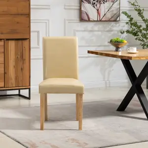 Maiolo Vegan Leather Dining Chairs - Set of 2