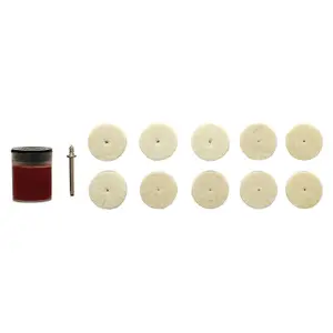 Draper Polishing Wheels Set for D20 Engraver/Grinder (12 Piece) 08958