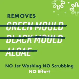 4 x 5L Jarder Spray & Leave Patio Cleaner - Green Mould and Algae Remover