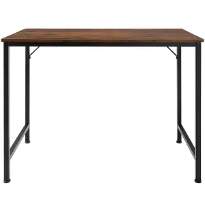 Desk Jenkins - computer, writing, study table - Industrial wood dark, rustic