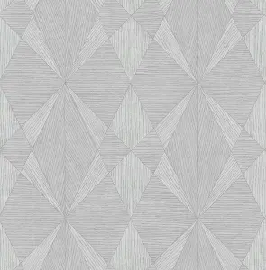 Fine Decor FD25333 Laminated Plywood Wallpaper, Grey