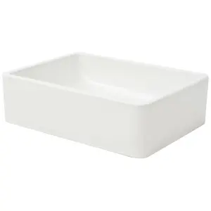 Berkfield Basin Ceramic White 41x30x12 cm