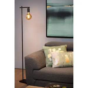 Lucide Leanne Modern Floor Lamp - 1xE27 - Black