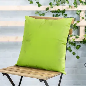 Veeva Indoor Outdoor Cushion Lime Green Water Resistant Cushions