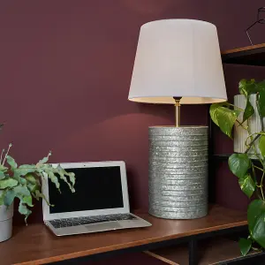 ValueLights Flemming Metal Table Lamp With Shade