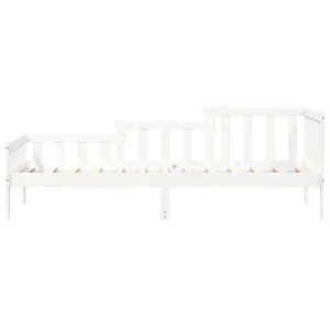 Berkfield Day Bed White 80x200 cm Solid Wood Pine