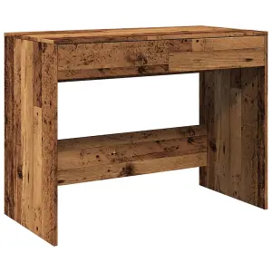 Berkfield Desk Old Wood 101x50x76.5 cm Engineered Wood