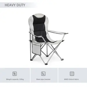 Thurmont Folding Camping Chair (Set of 2) Black