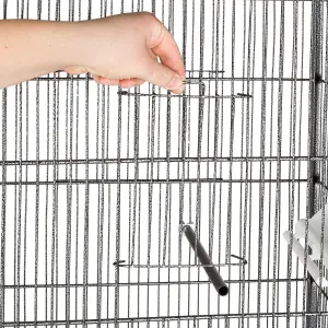 Bird cage 146 cm high - anthracite