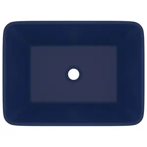 Metro Lane Kratz 300mm L x 410mm W Ceramic Rectangular Sink Dark Blue