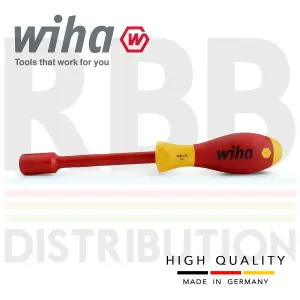 Wiha Hex Driver Screwdriver 1000v VDE Electrician 12mm SoftFinish Grip 00863