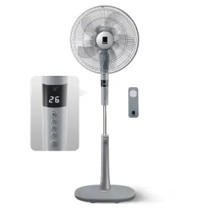 KEPLIN 16 Inch Tower Pedestal Fan 26-Speed, 10 Blades Standing Fan