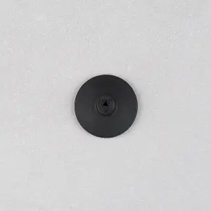 42mm Matt Black Round Cabinet Knob Cupboard Door Drawer Pull