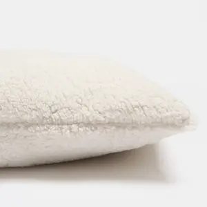 Long Bolster Pillow Teddy Fleece Body Neck Pregnancy Support Cushion