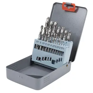 Sealey Left-Hand Spiral Drill Bit Set 19pc AK8190