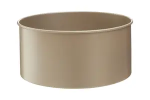 Interiors by Premier Non-Stick Round Champagne Cake Tin with Loose Base, Carbon Steel Round Cake Pan with Removeable Bottom