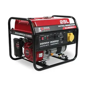 Excel Power XL2500V 2.2KW Open Framed Petrol Generator