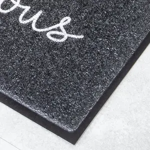 Black Hello Gorgeous Doormat (70 x 40cm)